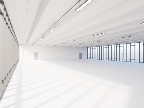 Office Space Interior 4 3Dモデル