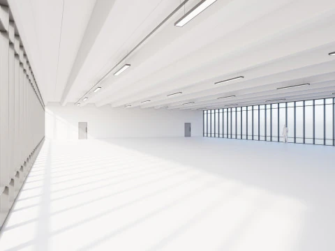 Kantoorruimte interieur 4 3D Model