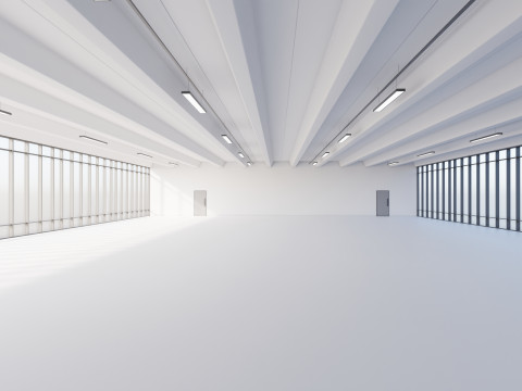 Office Space Interior 4 3Dモデル