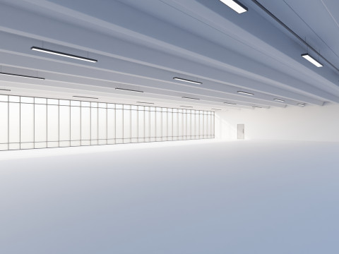 Office Space Interior 4 3Dモデル