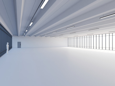 Office Space Interior 4 3Dモデル
