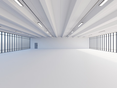 Office Space Interior 4 3Dモデル