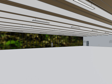 Office Space Interior 4 3Dモデル