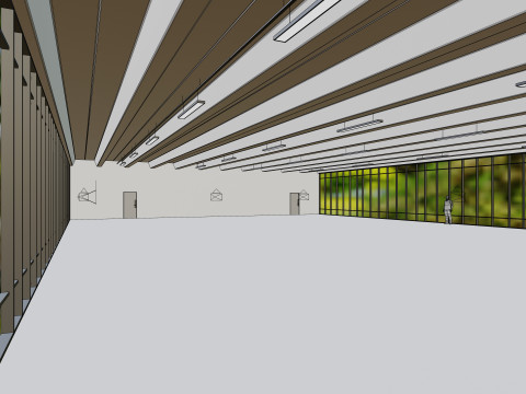 Office Space Interior 4 3Dモデル