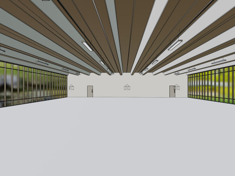 Office Space Interior 4 3Dモデル