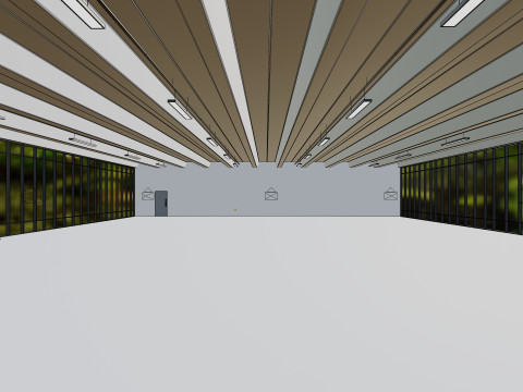 Office Space Interior 4 3Dモデル