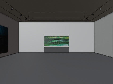 Art Museum Gallery Interior 1b Modelo 3D