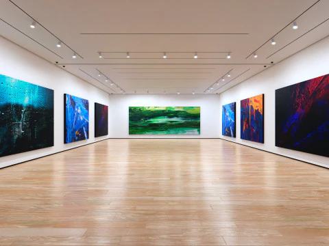 Int&eacute;rieur de la galerie du mus&eacute;e d'art 1c Modèle 3D