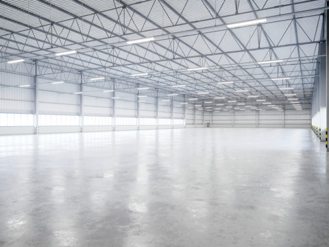 Warehouse Interior 9b 3D-Modell