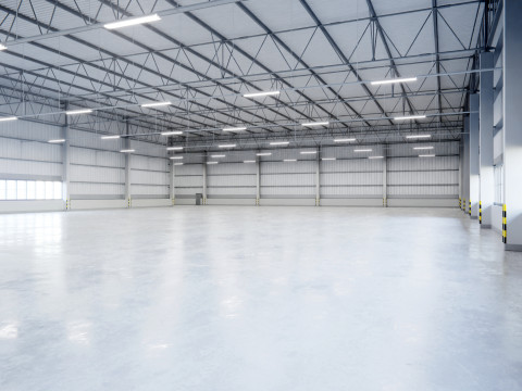 Warehouse Interior 9b 3D-Modell