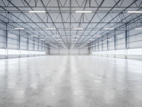 Warehouse Interior 9b 3D Model