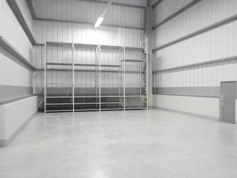 Warehouse Interior 9b 3D-Modell
