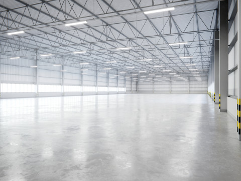 Warehouse Interior 9b 3D-Modell