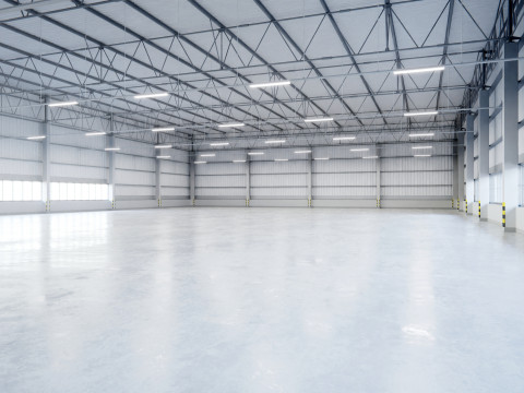 Warehouse Interior 9b 3D-Modell