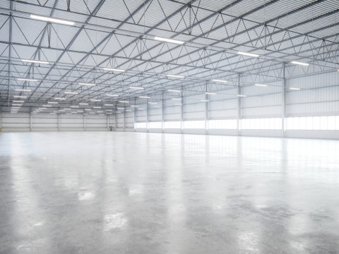 Warehouse Interior 9b 3D-Modell