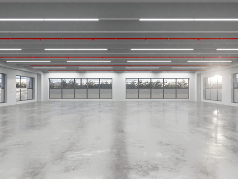 Industrial Hall Interior 7 S 3D Модель