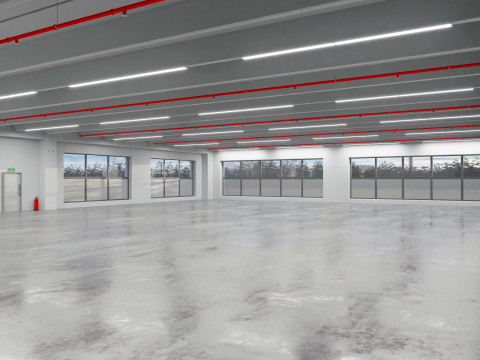 Industrial Hall Interior 7 S 3D-Modell