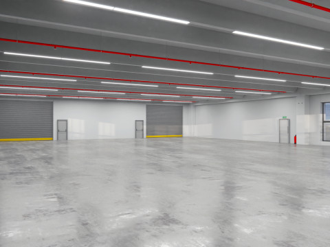 Industrial Hall Interior 7 S 3D-Modell