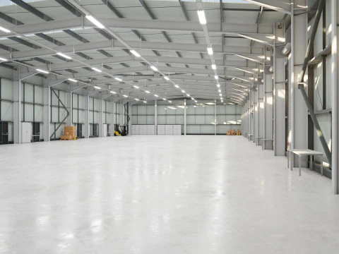 Interno del magazzino 2b Modello 3D