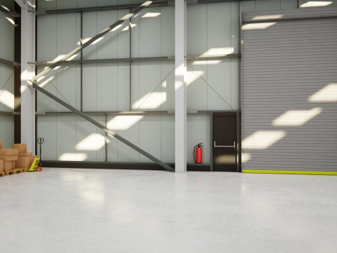 Warehouse Interior 2b 3D 模型