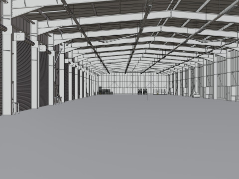 Warehouse Interior 2b 3D 模型
