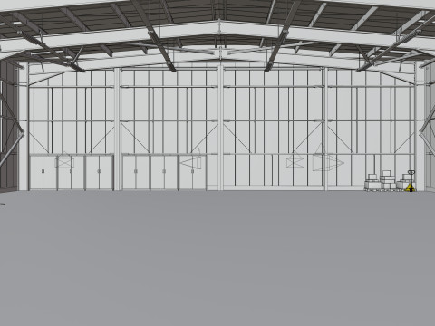 Warehouse Interior 2b 3D 模型