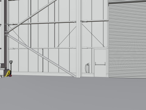 Warehouse Interior 2b 3D 模型