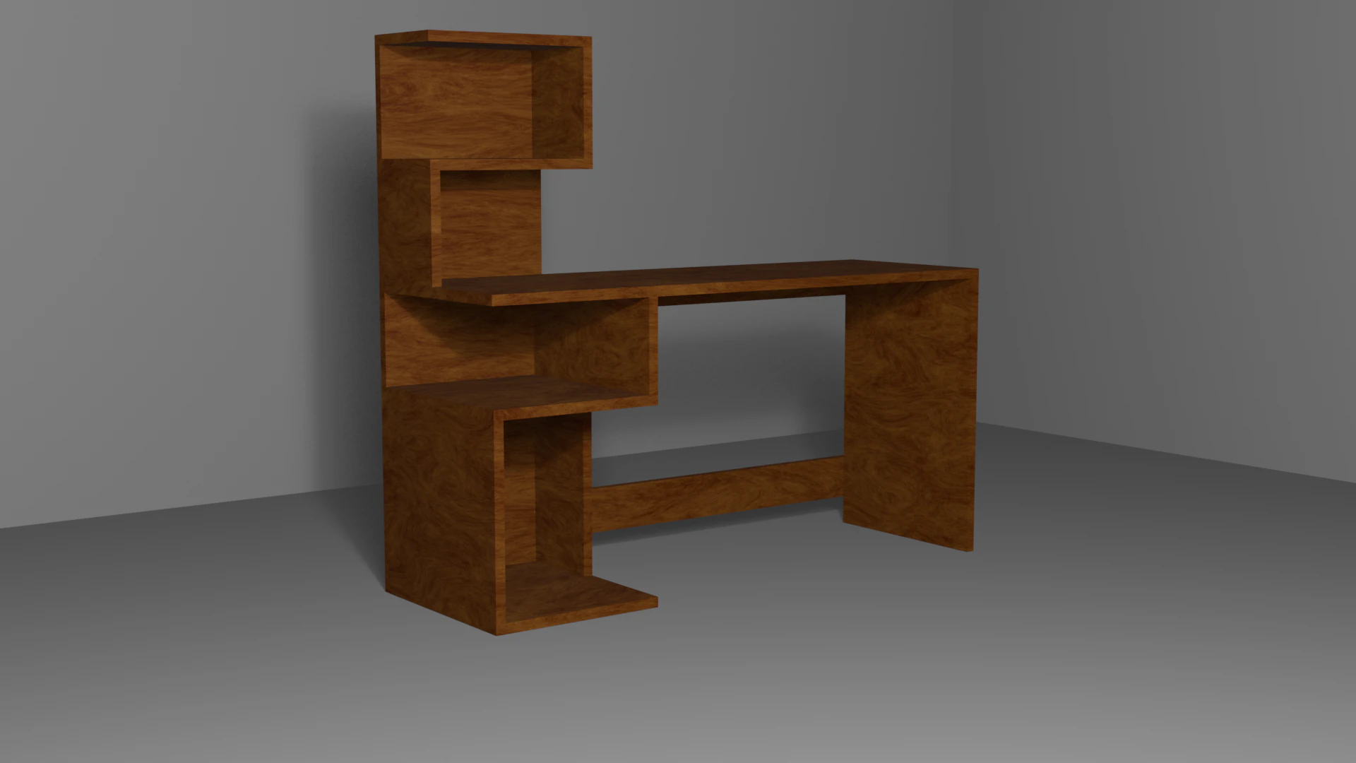 Современный письменный стол 3D Модель .c4d .max .obj .3ds .fbx .stl .blend 