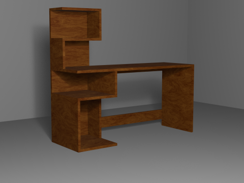Modern Desk Modello 3D