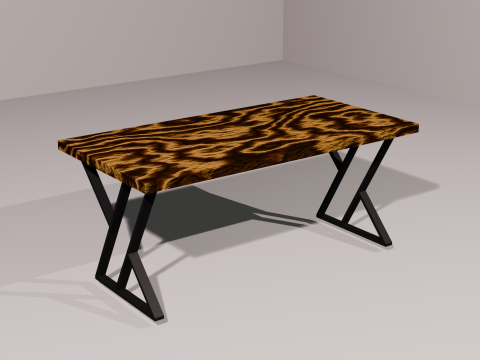 ShadowOak Desk Model 3D