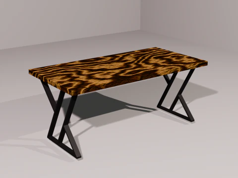 Biurko ShadowOak Model 3D