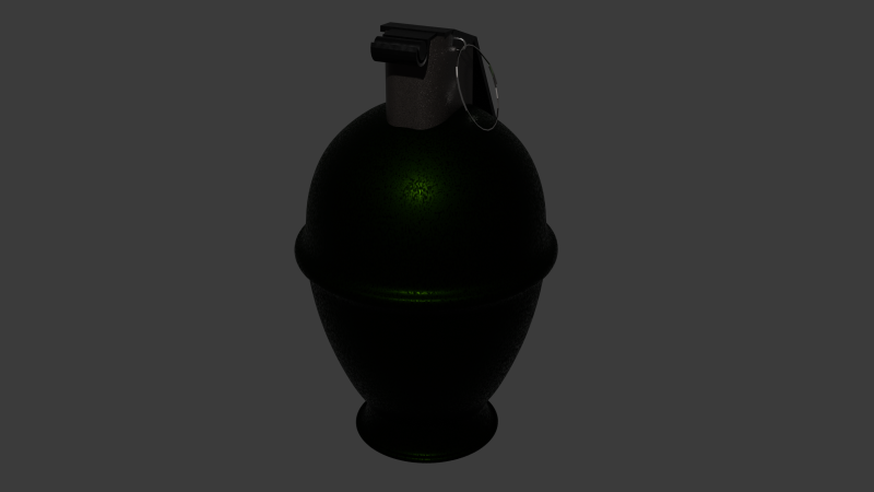 3D Grenade Model Model 3D .c4d .max .obj .3ds .fbx .stl .blend