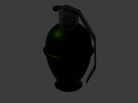 3D Grenade Model Model 3D