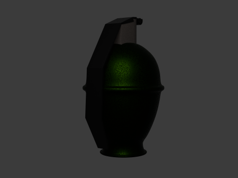 3D Grenade Model Model 3D