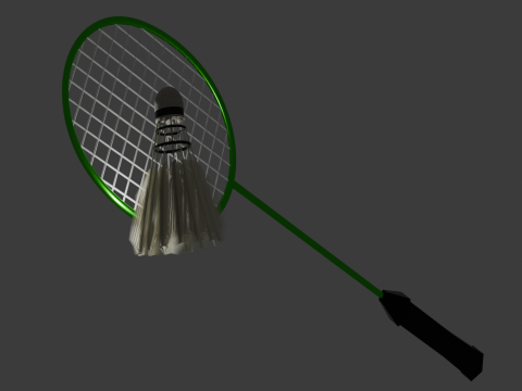 Badminton Modelo 3D