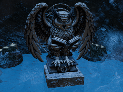 El Guardin del Conocimiento-The Guardian of Knowledge 3D Model