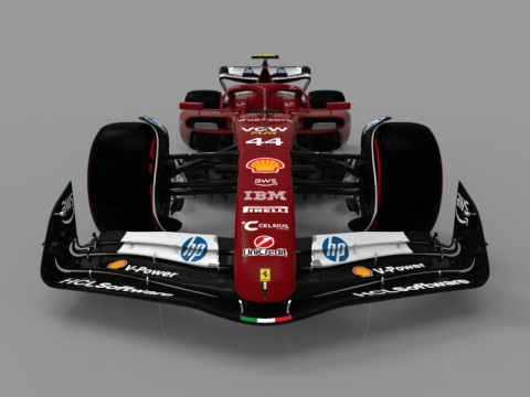 F1 Ferrari SF-25 3D Model