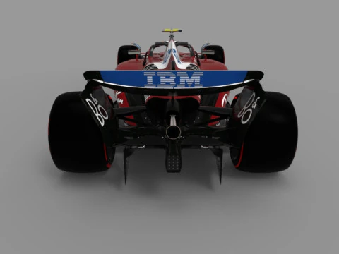 F1 Ferrari SF-25 3D Model