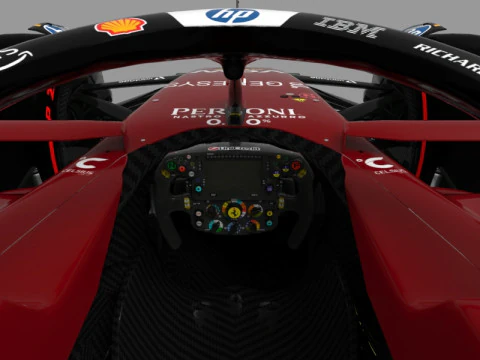 F1 Ferrari SF-25 3D Model