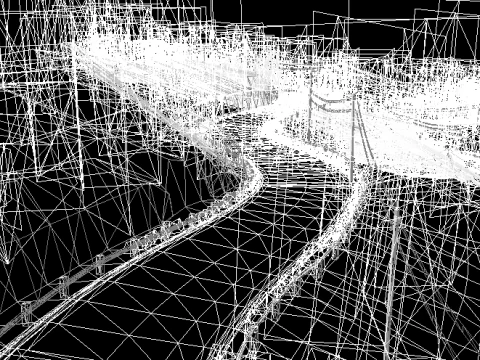 Akagi Mountain Japan Track 3D Model