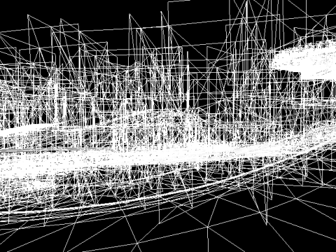 Akagi Mountain Japan Track 3Dモデル