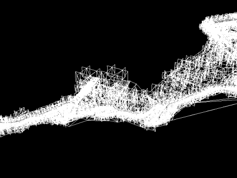 Akagi Mountain Japan Track 3Dモデル