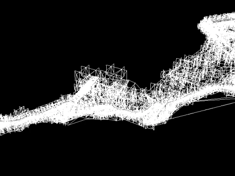 Akagi Mountain Japan Track 3D Model