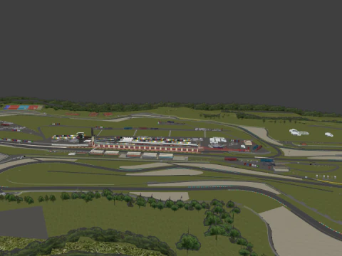 Pista de Mugello Itália MotoGp Modelo 3D