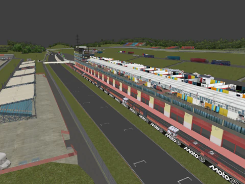 Pista de Mugello It&aacute;lia MotoGp Modelo 3D