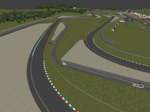 Mugello Italy Track MotoGp Modelo 3D