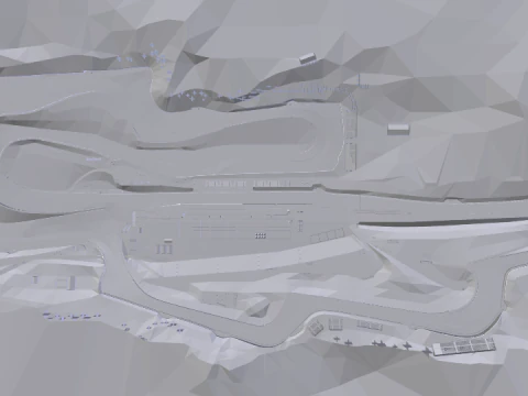 Pista de Mugello It&aacute;lia MotoGp Modelo 3D