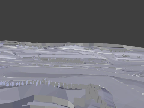 Pista de Mugello It&aacute;lia MotoGp Modelo 3D