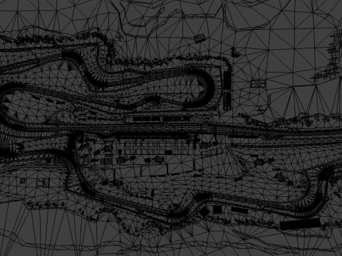 Pista de Mugello It&aacute;lia MotoGp Modelo 3D
