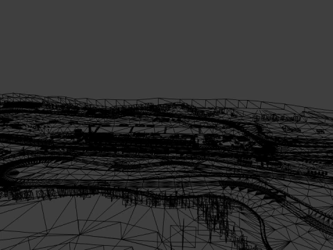 Pista de Mugello It&aacute;lia MotoGp Modelo 3D